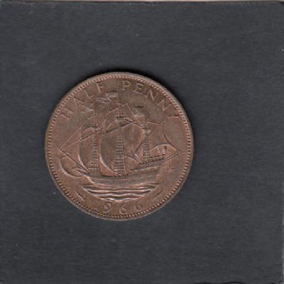 Beschrijving: 1/2 Penny SHIP